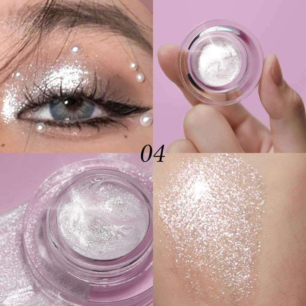 7 Color Liquid Eyeshadow Waterproof, Non-sticky Rmt Highlighter & Smoky Eyeshadow with Vivid Color Payoff Cosmetics