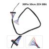 30Pin Lvds Screen Cable 2Ch 8Bit Dual 8 With Ground Wire For Lcd Led Tv Screen Display Panel Repair