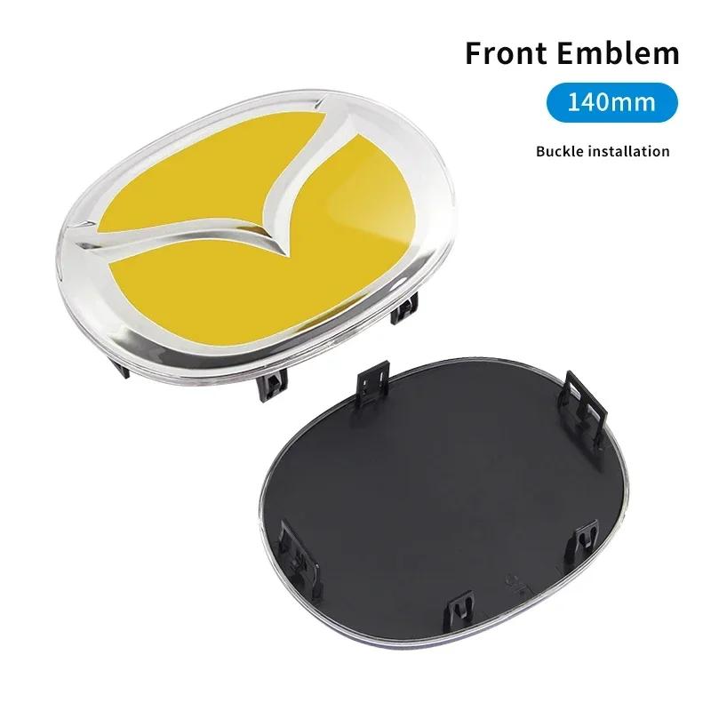 Emblemă Logo Capotă Față 104mm 140mm Insignă Portbagaj Spate Mașină Pentru Mazda 3 6 Atenza Axela Demio CX3 CX5 MP MS RX8 Accesorii Autocolante