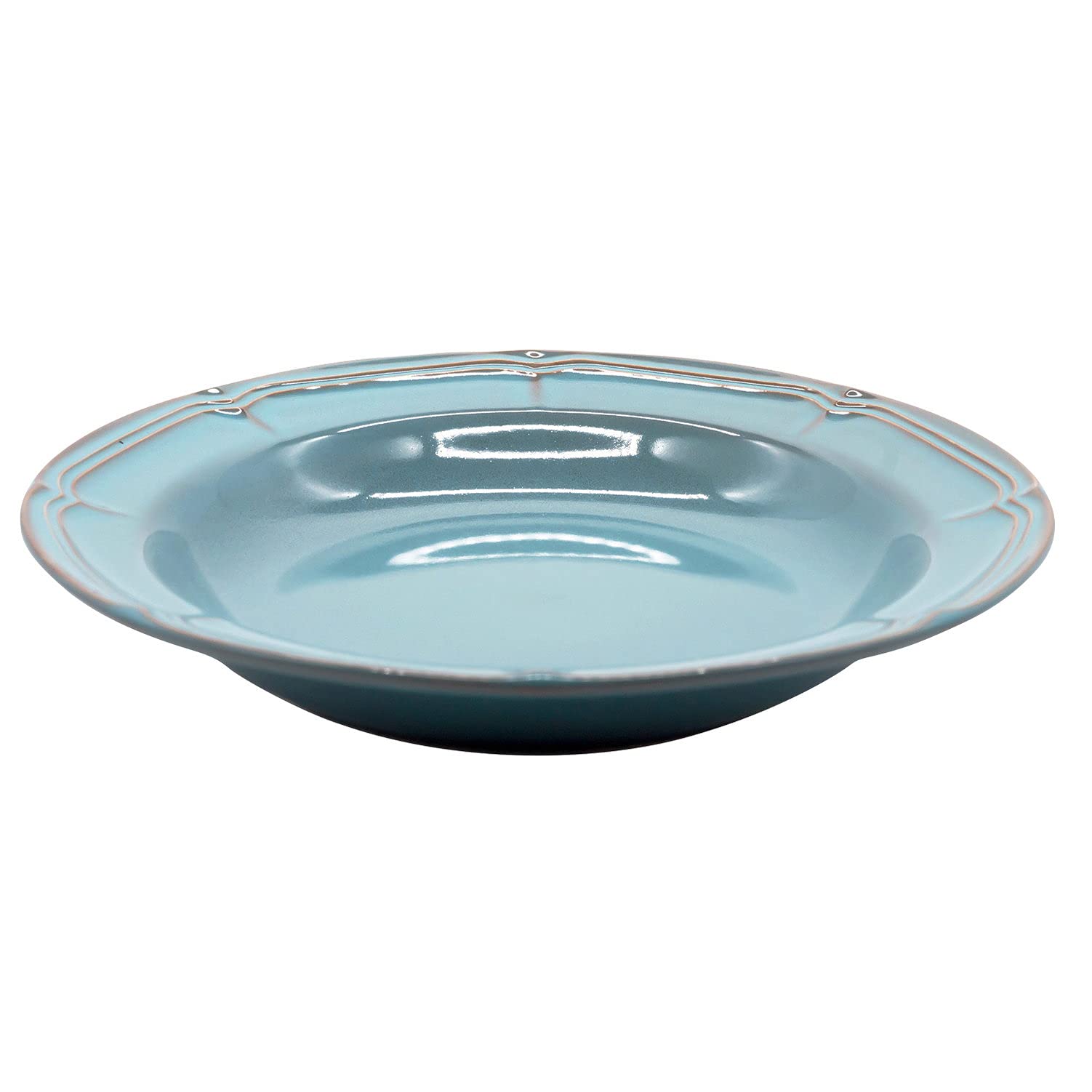 

Koyo Raffine Pasta Bowl, Approx. 26cm, Antique Blue, Made in Japan, 15987010