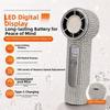 Sparkling Mini Cooling Fan Long-Lasting Portable Hand Fan Rhinestone Handheld Fan  Travel Use