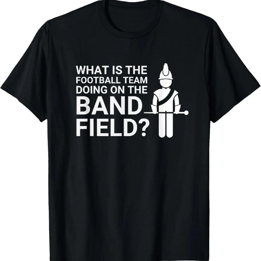 Lustige Marching Band Feld Lustige Klarinette Tuba Stabführer T-Shirt