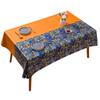 Bohemian Tablecloth Waterproof, Oil-Proof And Anti-Scalding Leave-In Rectangular Tablecloth Ethnic Style Coffee Table Cloth Household