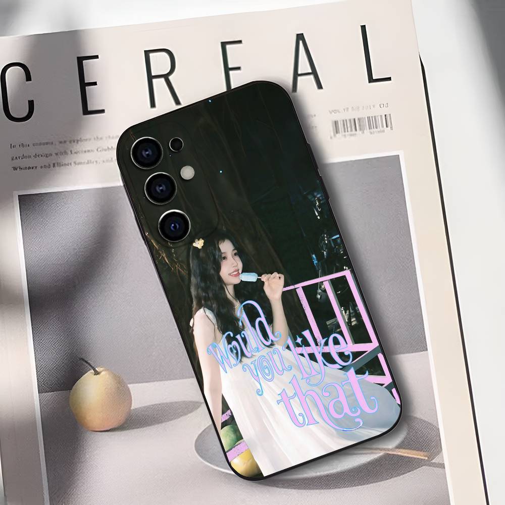 E-Esther Yu Shuxin Phone Case For Samsung S25,S24,S21,S22,S23,S30,Ultra,S20,Plus,Fe,Lite,Soft Black Cover