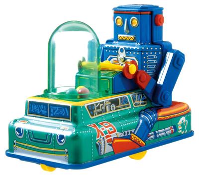 Masudaya Corporation Mini Space Robot Car X-9