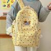 New Junior High School Backpack Female Junior High School Schoolbag Ins Niche Polka Dot Cute Large-capacity Backpack