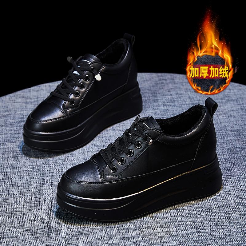 

Inner height increase Autumn lightweight foot small muffin shoes CM small thick sole 39