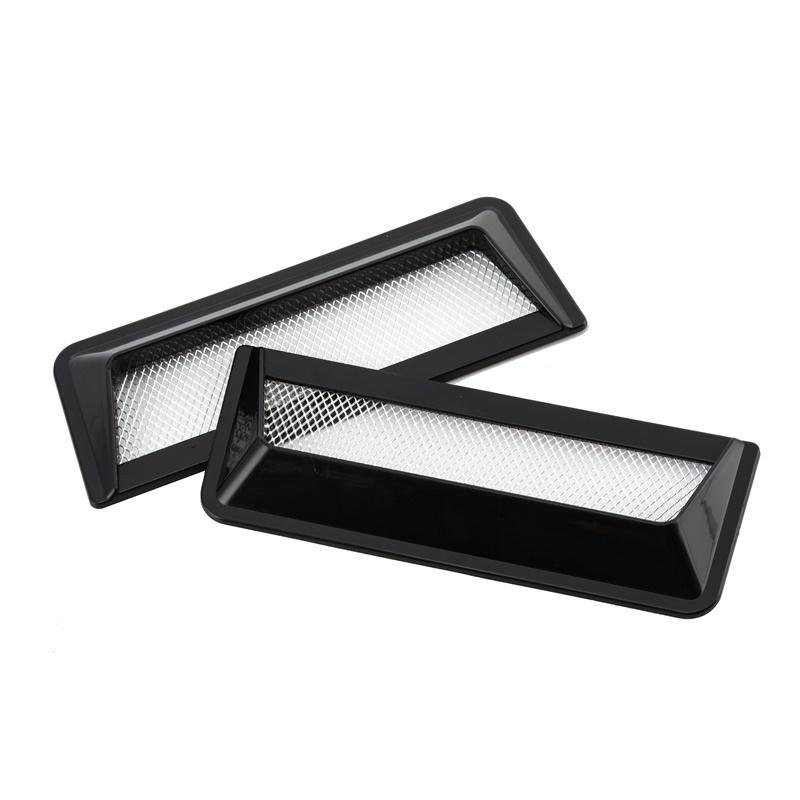 

Пара боковых отверстий для воздушного потока автомобиля, крышка отверстия для крыла, впускная решетка, декоративная наклейка для воздуховода, защита от атмосферных воздействий, авто экстерьер