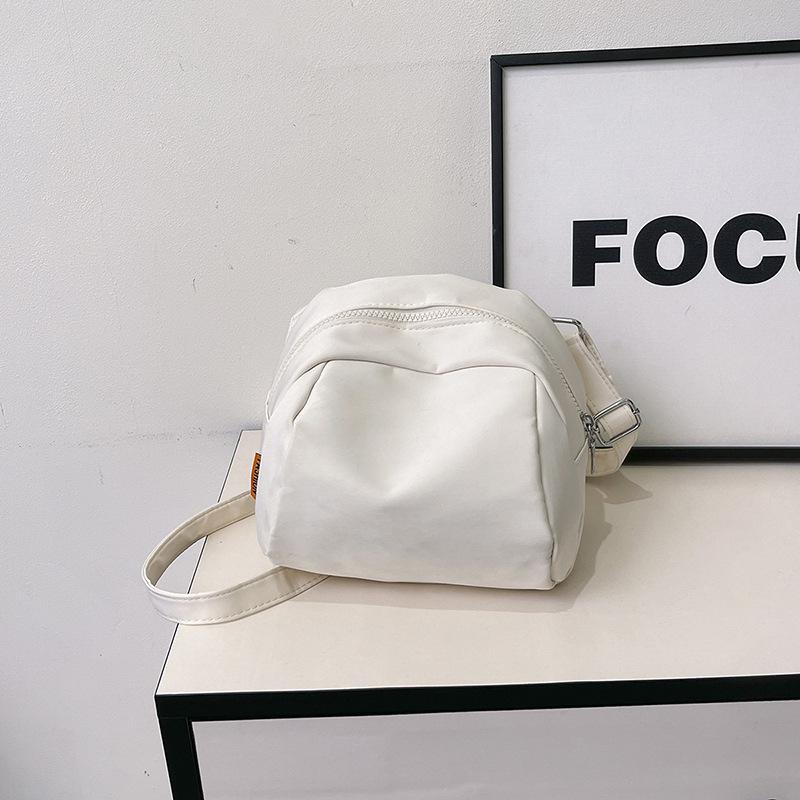 

Nylon small satchel stylish simple solid color shell shoulder bag women s mobile phone bag casual versatile oblique span