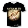 Rock Band Van Halen T-Shirts Summer 3D Print Tees Men Women Hip Hop Short Sleeve T Shirt Street Loose Casual Oversized Y2k Tops