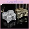 Elegant Zinc Alloy Jewelry Box With Butterfly Pattern For Weddings And Gifts