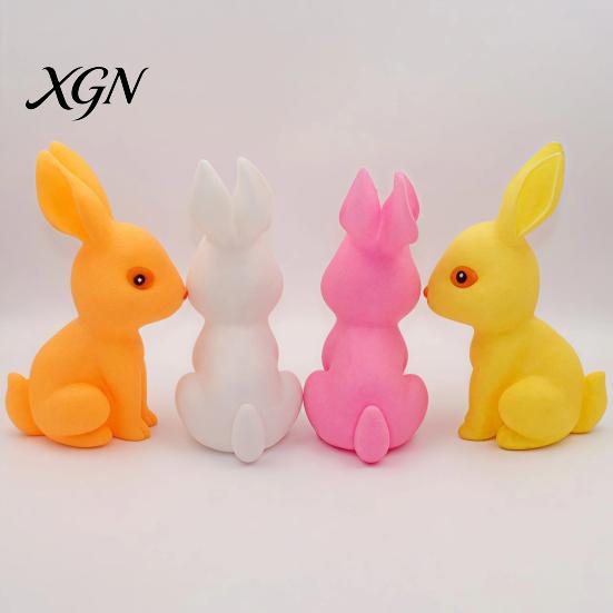 Fun Noise Making Squeeze Toy Screaming Rabbit Squeaky with Realistic Sound Soft TPR Fidget for Pinching Stress Relief Pranks Cute Animal-Shaped