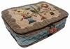 AKEMI SHIBATA Shibata Patchwork Sewing Box Finished 17cm X 23cm X 5cm [Akemi Kit] (Flower) Size (P-029)
