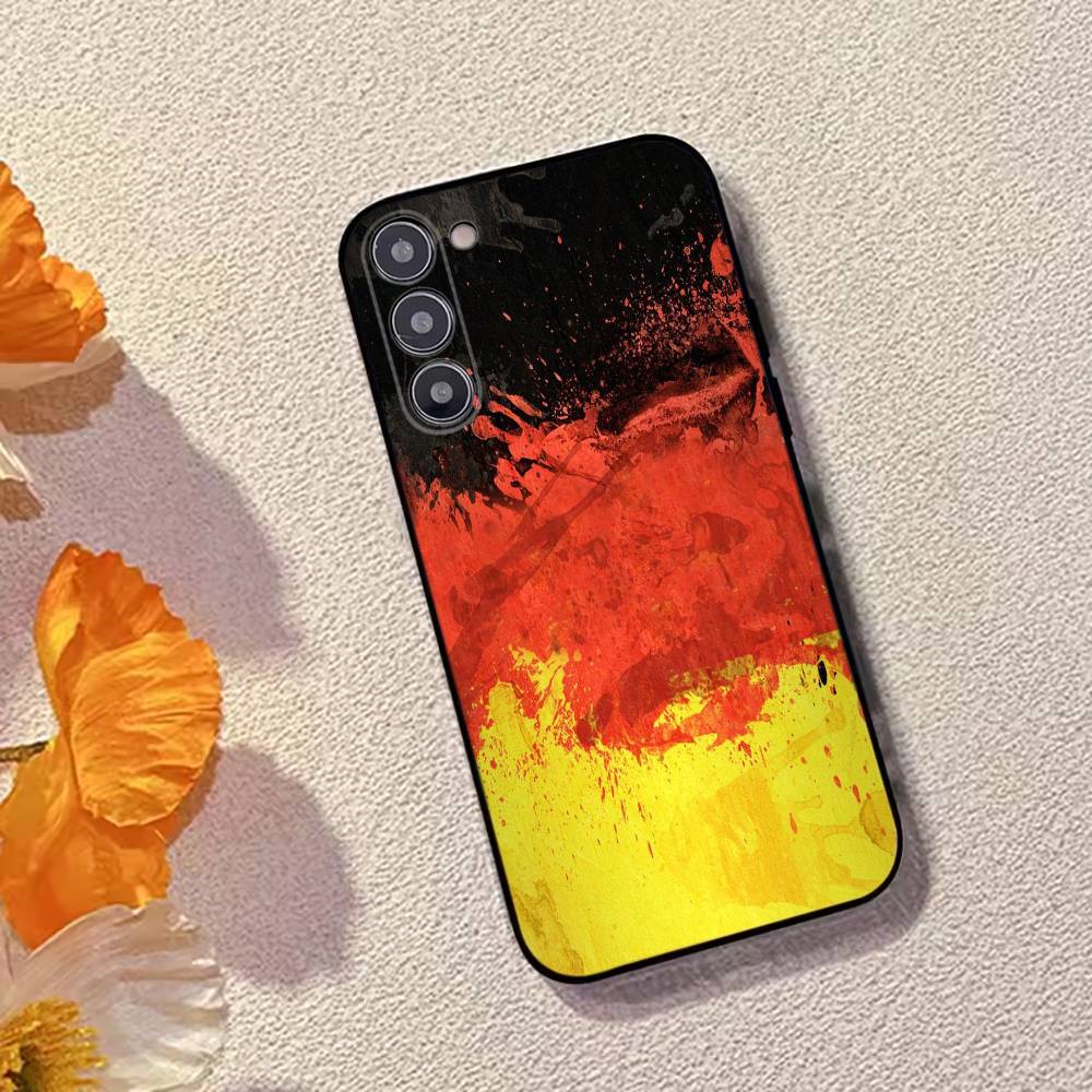 Soccer Support G-Germany Phone Case For Samsung Galaxy A73,A72,A71,A70,A53,A52,A51,Others Soft Black Cover