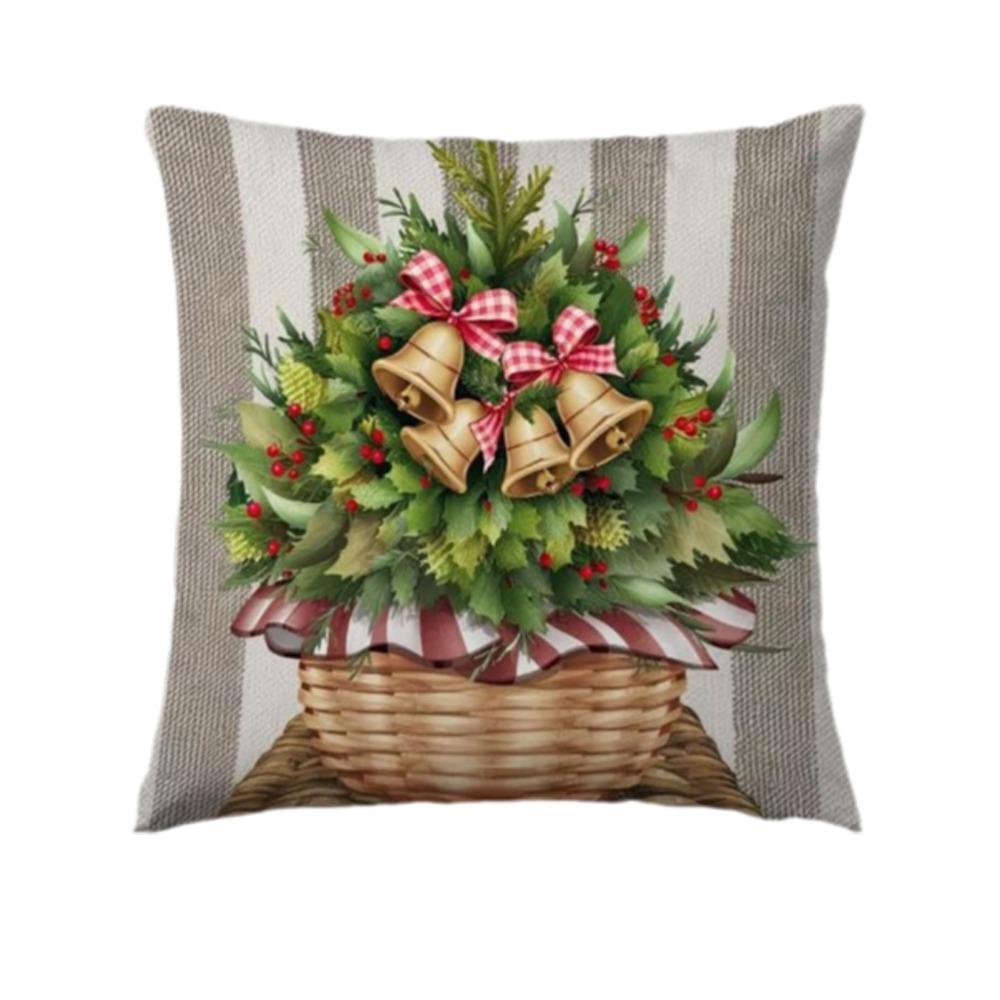 Soft Throw Cushion Case Reindeer Xmas Pillowslip Atmosphere Christmas Pillow Covers Sofa Couch