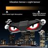 Suction Cup Devil Eyes Car Lights Vibration Lights on Car Warning Light  Car Decoration