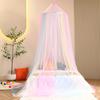 2,2M Regenbogen Fee Netz Kuppel Moskitonetz Babyparty Zubehör Prinzessin Bettbezug Vorhang Geburtstag Deko Mädchen Geschenk Moskitonetz
