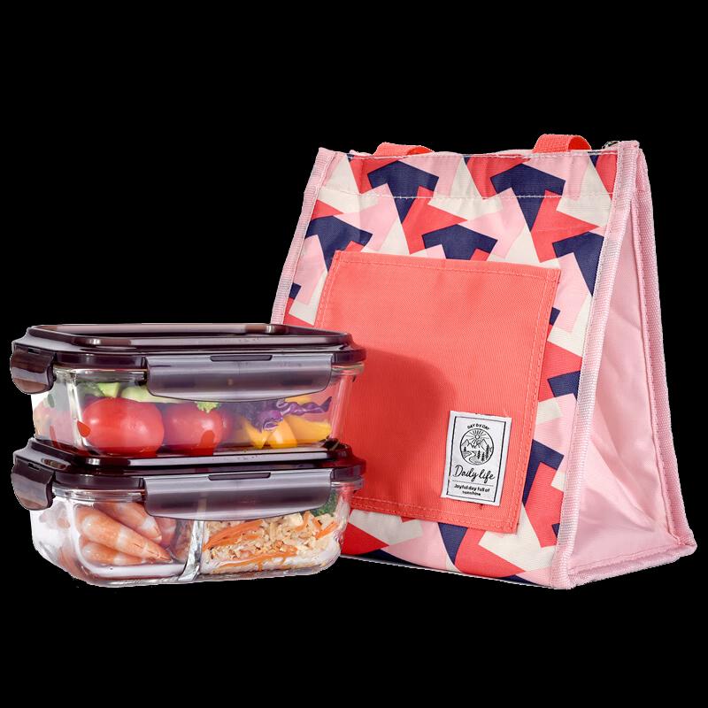 LOCK&LOCK Lunch Glass Food Container Set