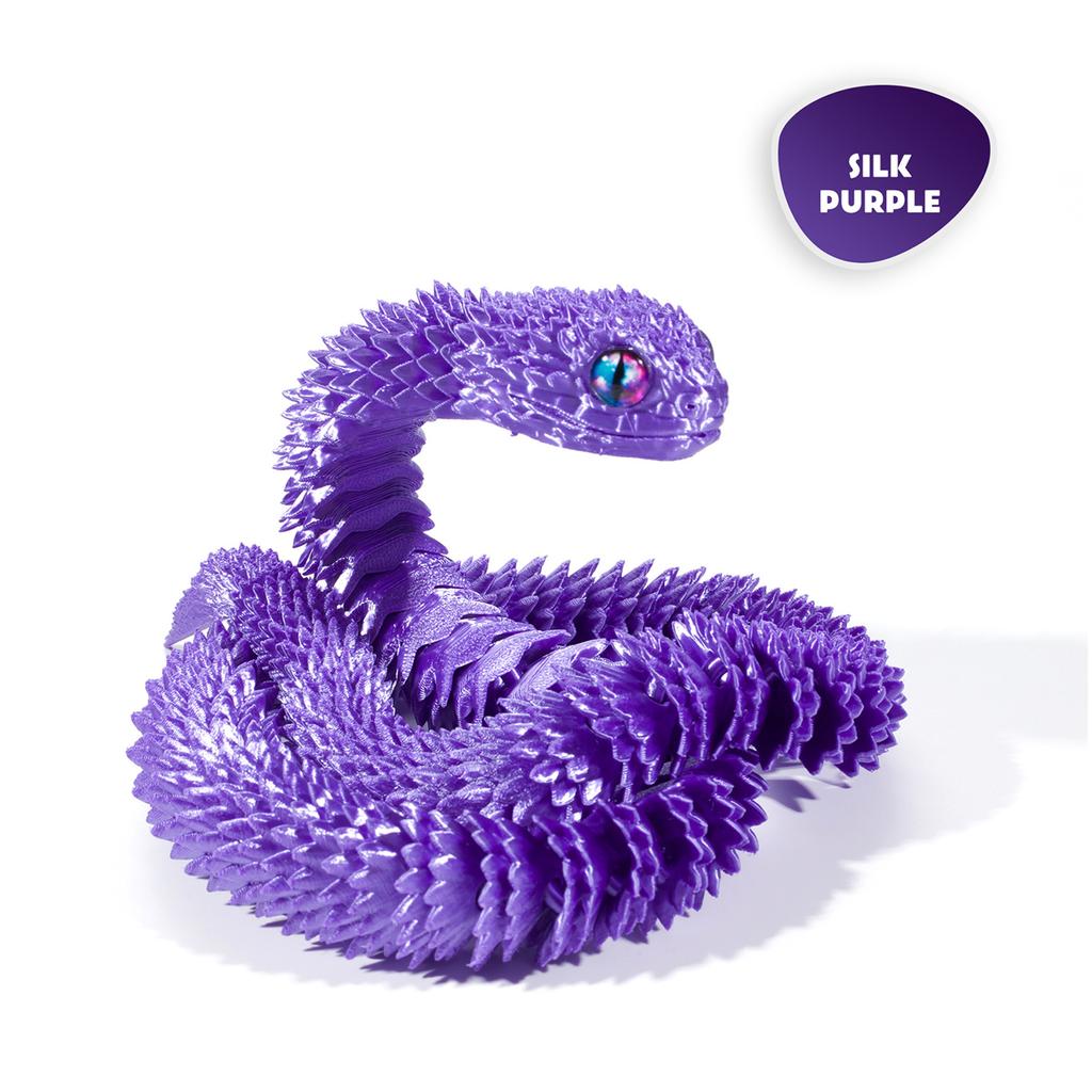 3D Printed Animals Snake Toys Magic 3D Printed Animals Flexible Snake Fidget Toy Desktop Pet Articulated Snake Collectibles