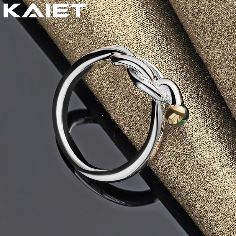 925 Silver Kink 7-10 Ring For Women Lover Party Fashion Accessories Jewelry