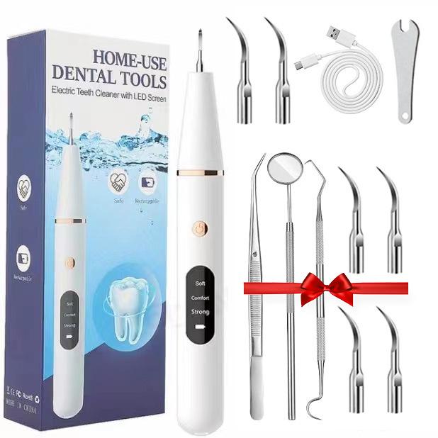 Ultrasonic 6-in-1 Electric Tooth Cleaner & Water Flosser