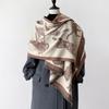 New Animal Design Winter Astral Cat Cashmere Jacquard Scarves High Quality Women Thicken Wrap Shawl Ladies Wool Pashmina Scarf