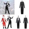 Jack Skellington Cosplay Costume Halloween Party Outfit For Boys