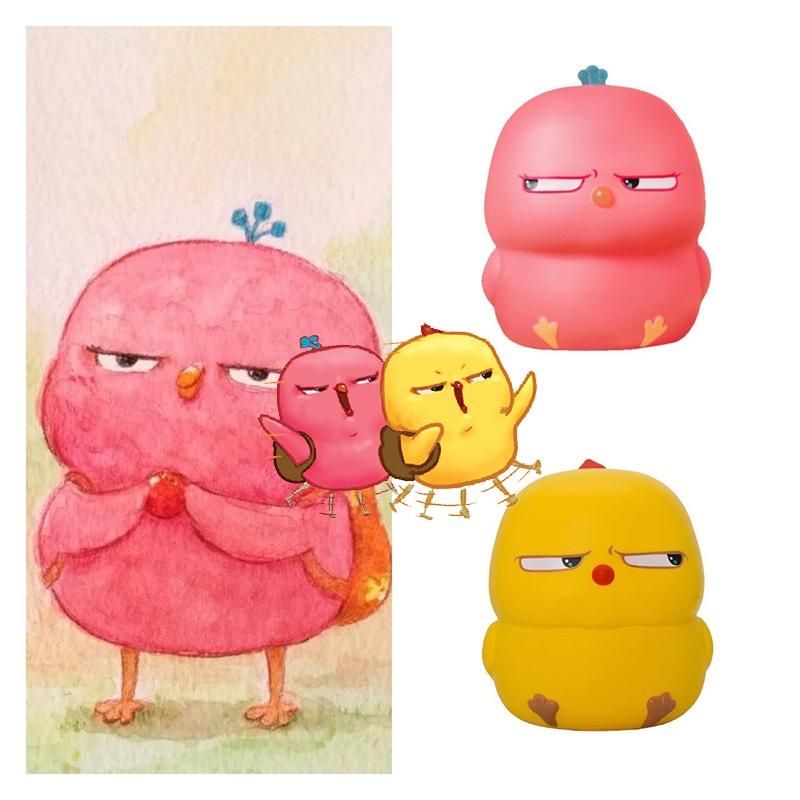 Warbie The Bird Small Yellow Chicken Stress Reliever Toy For Office And Home Use Perfect For Anxiety Relief And Relaxation