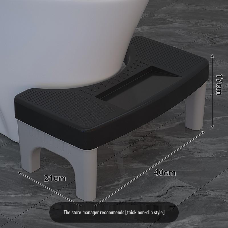 Thick Household Toilet Stool: Squat Pit Footstool & Kids Pedal