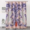 Tenda da Doccia William Morris, Set Tende da Doccia Verdi per Bagno Tessuto Pesante Tenda da Bagno Decorativa Tenda Lavabile