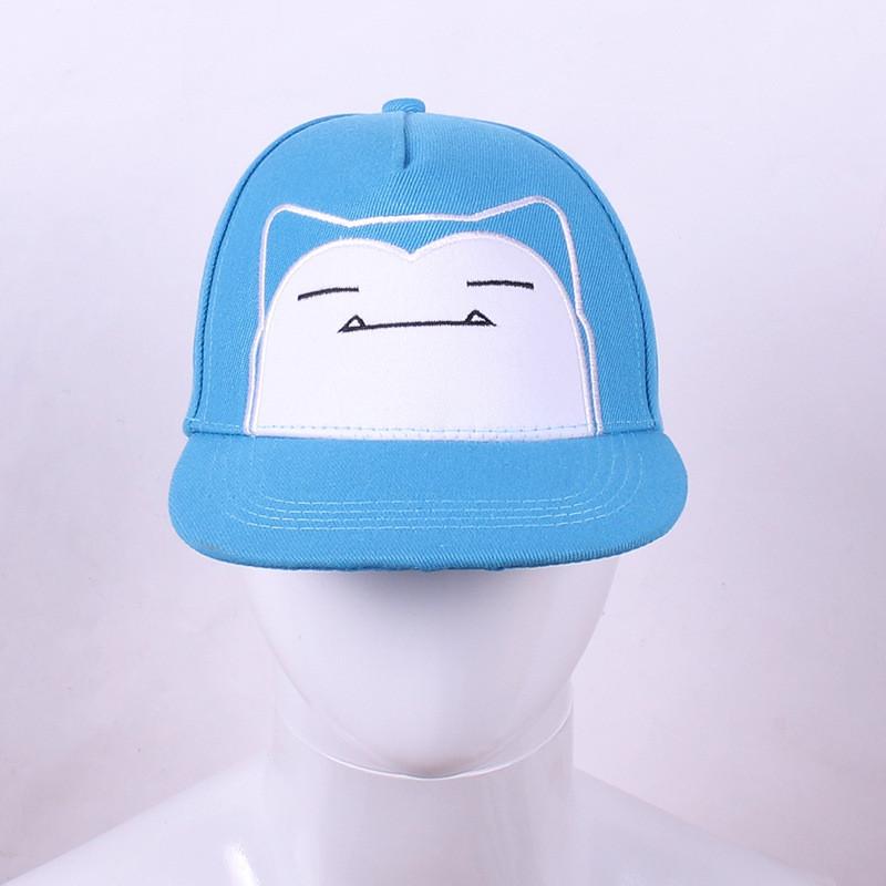 Monsters Snorlax Pocket Pattern Print Baseball Cap Sun Protection Breathable Hat