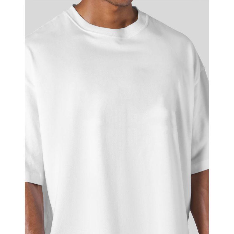 Heavy Weight Pure Cotton round Neck T-Shirt Men Fashion Loose Plus Size Pure Color Fitness Clothes Breathable Summer Sports Short Sleeve