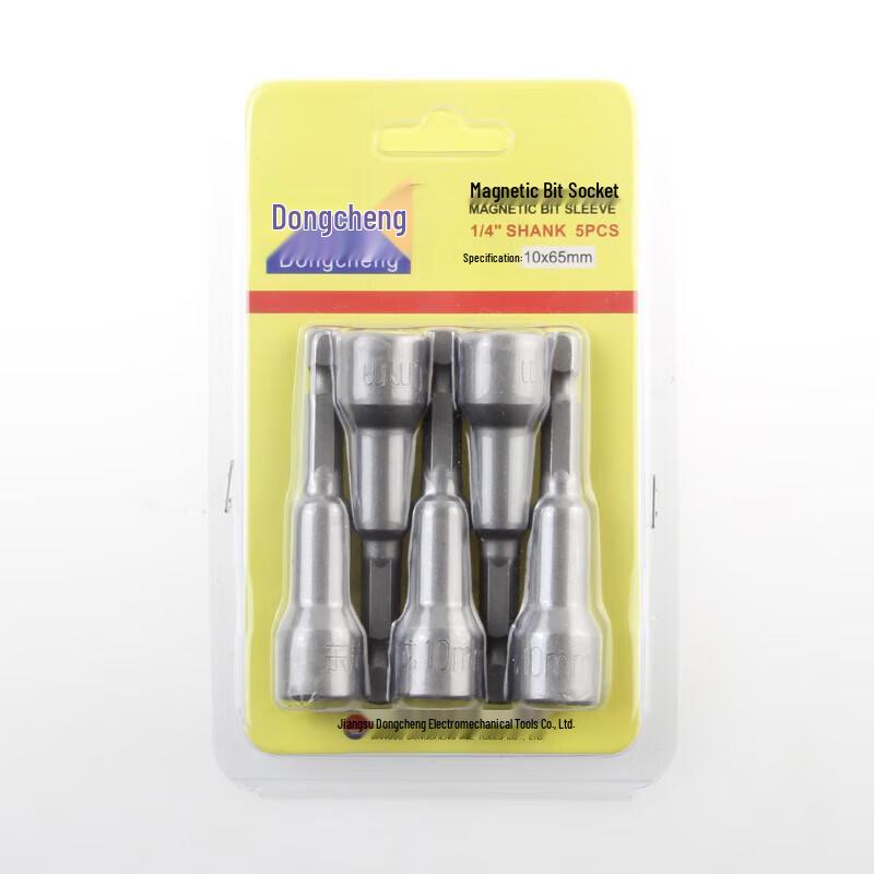 Dongcheng Magnetic Hex Shank Socket Driver Bit CN plug (adapter included)