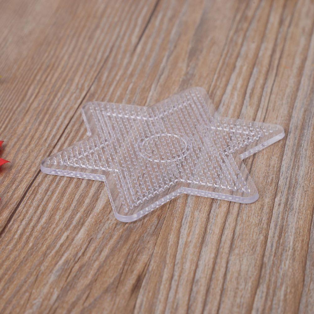 Transparent Figure Material Board Jigsaw Puzzle Pegboard Puzzle Template Diy Toy Beads Template