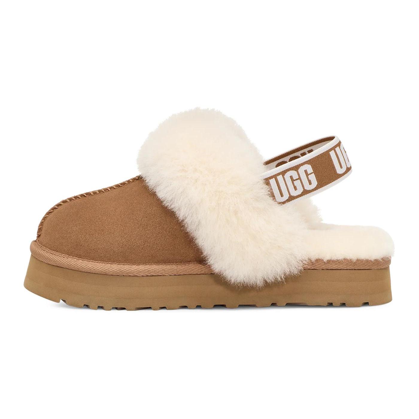 

Новые детские тапочки UGG с нескользящей амортизацией, коричневые, для подростков 1130395K-CHE 38