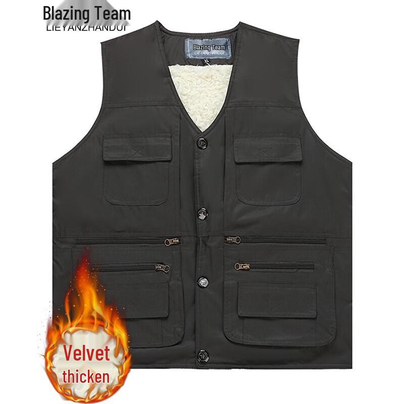 

Men s Warm Winter Fleece-Lined Vest 3XL