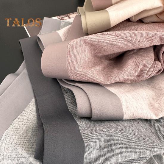 Men Boxer Underwear Mid-rise Elastic Waist U-Convex Breathable Cotton Crotch Shorts Briefs Seamless Thin Panties