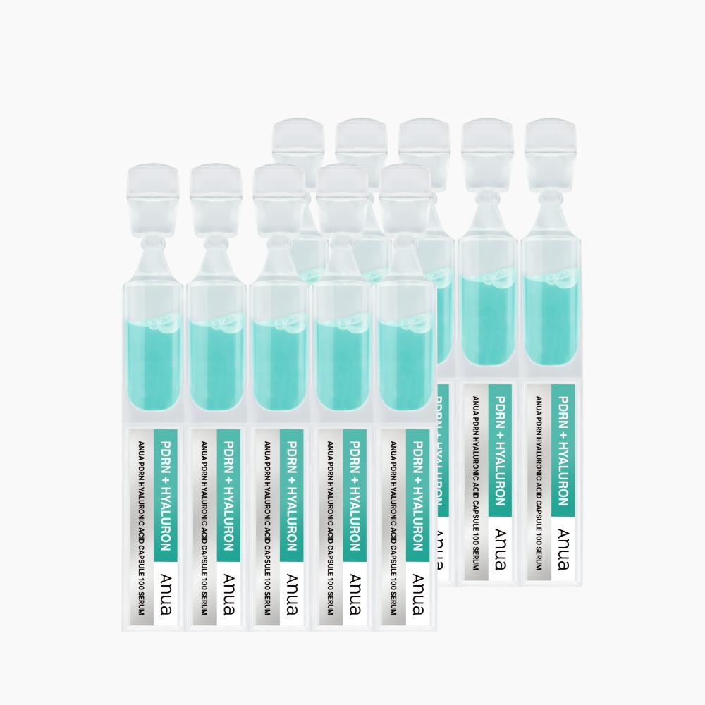 Anua PDRN Hyaluronic Acid Capsule 100 Serum (30ml) – Firming & Brightening Serum with PDRN and Hyaluronic Acid, Korean