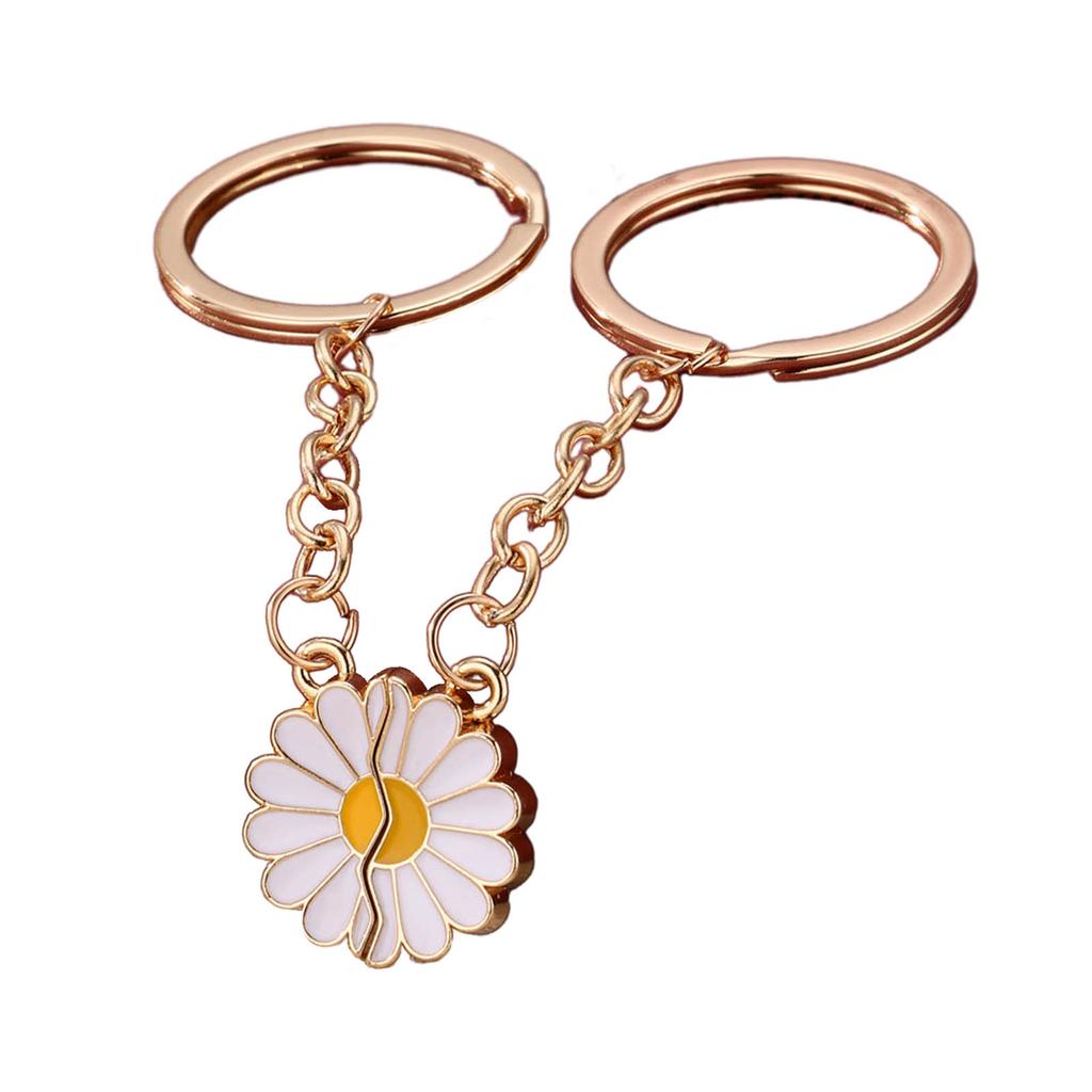 2 Pieces Cute Animal Keychain Set Magnetic Keychains Alloy Material Fashion Bag Pendant Trendy Bag Charm for Kids Girls