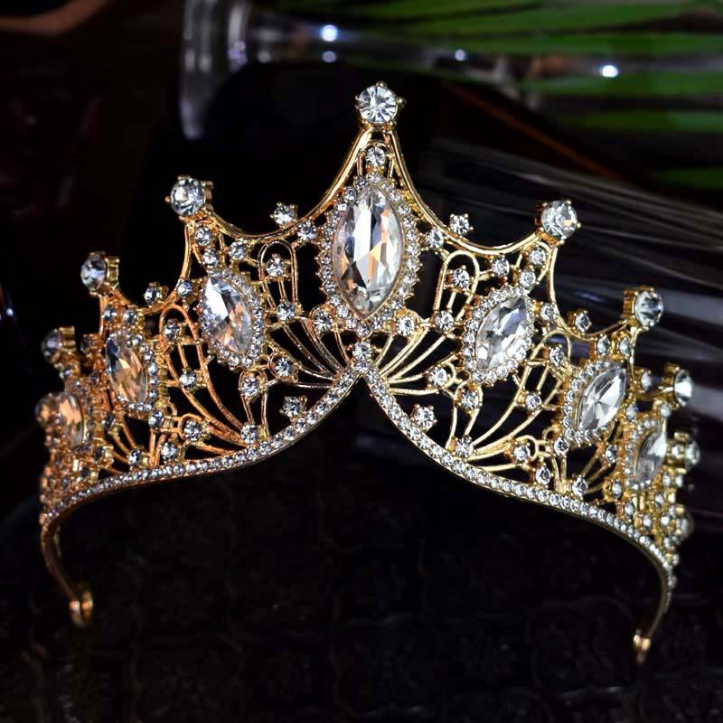 

Европейская и американская роскошная хрустальная корона большая свадебная корона на день рождения корона победительницы конкурса красоты Мисс Мира