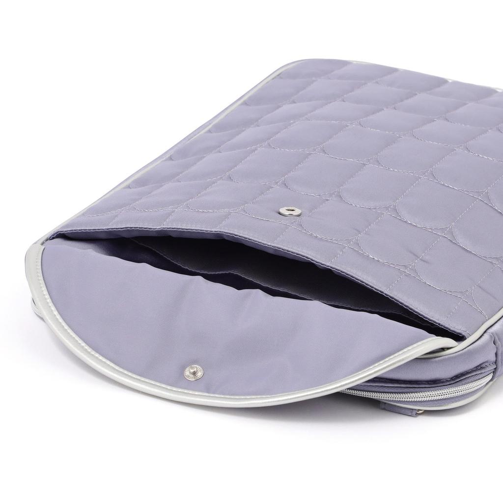 Francfranc Arch Quilt PC Case, 13-14 inch, Blue Gray
