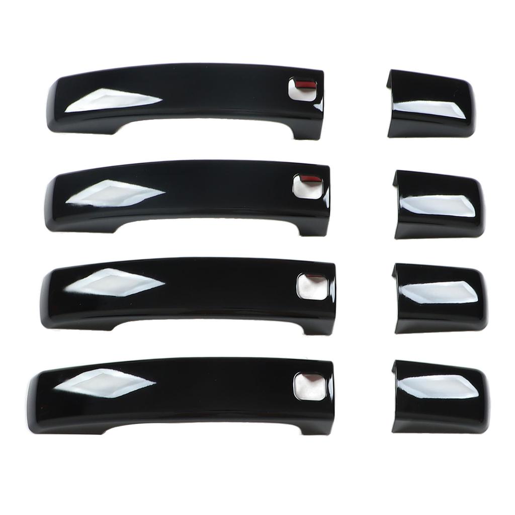 Car Door Handle Cover Trim Bright Black Replacement for Land Rover Discovery 4 LR4 2010‑2016
