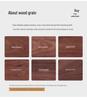 North American Black Walnut LED Ceiling Light - Full Spectrum Eye Protection, New Chinese Style, Square Design for Home Decor