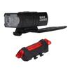 LED Cycling Light Kit Bike Front and Tail Lamps with Battery USB Charging Outdoor Riding Lamp Set