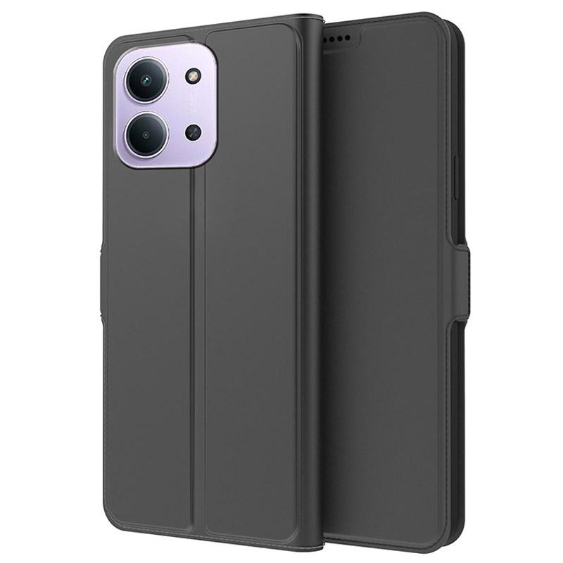 Pro Xiaomi Redmi 15C 4G (Globální) (171 mm)/Poco C85 4G (171 mm) Pouzdro Nárazuvzdorné TPU Vnitřní Skořápka Kožené Kryt na Telefon Slot na Karty