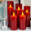 5-Pack LED Candle with Remote Control Romantic Birthday Confession Proposal Home Decoration LED Light Acrylic Electronic Candle