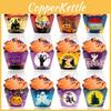 Halloween Border Cake Set With Paper Material For Venue And Decorations Party