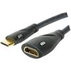 HDMI prodlužovací kabel - Černý - 5m - Highspeed 1.4 - Podpora videa a zvuku - 1 konektor