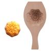 3D Flower Pattern Wooden Baking Mold Press Mooncake Mold Mid-autumn Festival