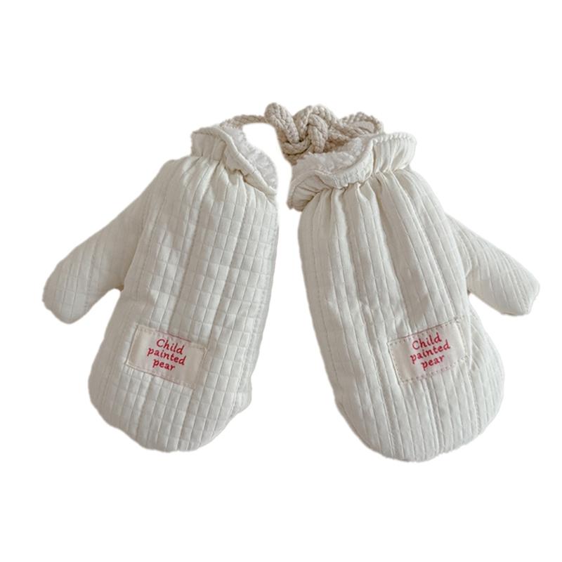 

Baby Mittens Warm & Comfortable Cotton Baby Gloves Toddler Mittens Soft & Warm Baby Mittens for Infants 0-2 Years белый